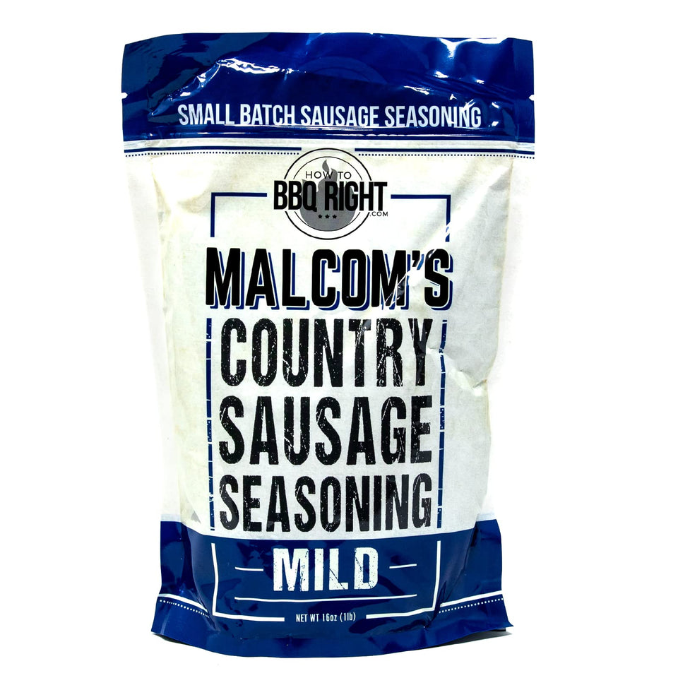 Killer Hogs Malcolm's Mild Country Sausage Seasoning pour for even flavor in breakfast sausage.