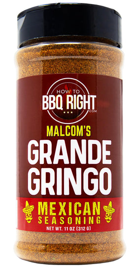 Killer Hogs Malcom's Grande Gringo bottle for bold barbecue flavors.