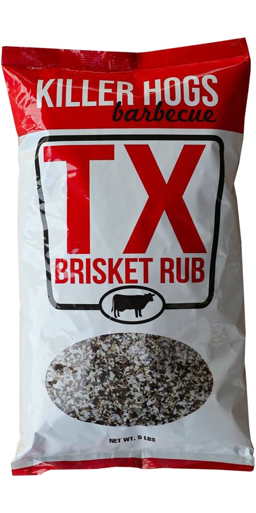 Killer Hogs TX Brisket Dry Rub 5lb bag – premium blend for consistent barbecue flavor.