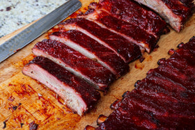 Killer Hogs Vinegar Sauce bottle front, tangy glaze for pork and poultry.