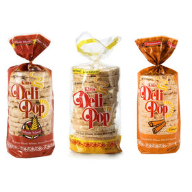Kim's Deli Pop Original Multigrain Bite, a crunchy, lower-calorie snack option.