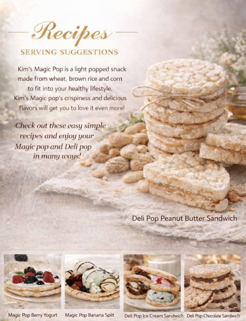 Kim's Deli Pop with 50 calories per serving for mindful snacking.
