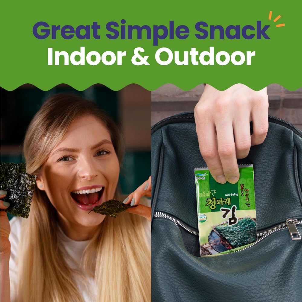 KIM'S TABLE kid-friendly seaweed snack for school lunches.