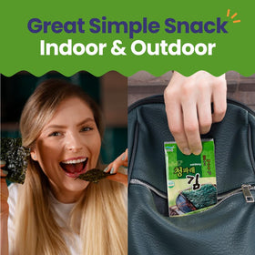 KIM'S TABLE kid-friendly seaweed snack for school lunches.