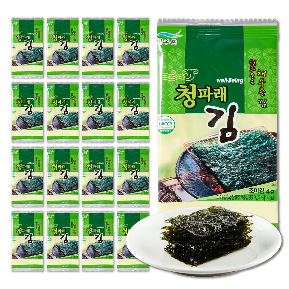 KIM'S TABLE seaweed sheets package for on-the-go snacking.
