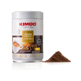Kimbo Aroma Gold aroma steam rising over a cup for inviting aroma.