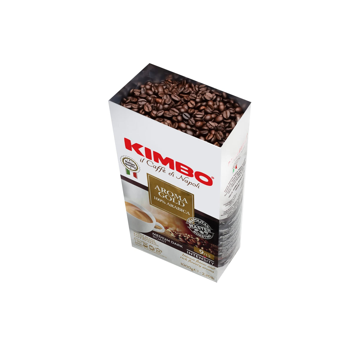 Kimbo Aroma Gold French press setup showcasing versatile brewing.