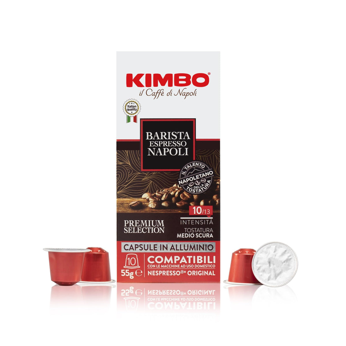 Kimbo aluminium packaging locks in freshness and flavor