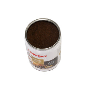 Kimbo espresso cup served to savor intense flavor with subtle dark chocolate notes.