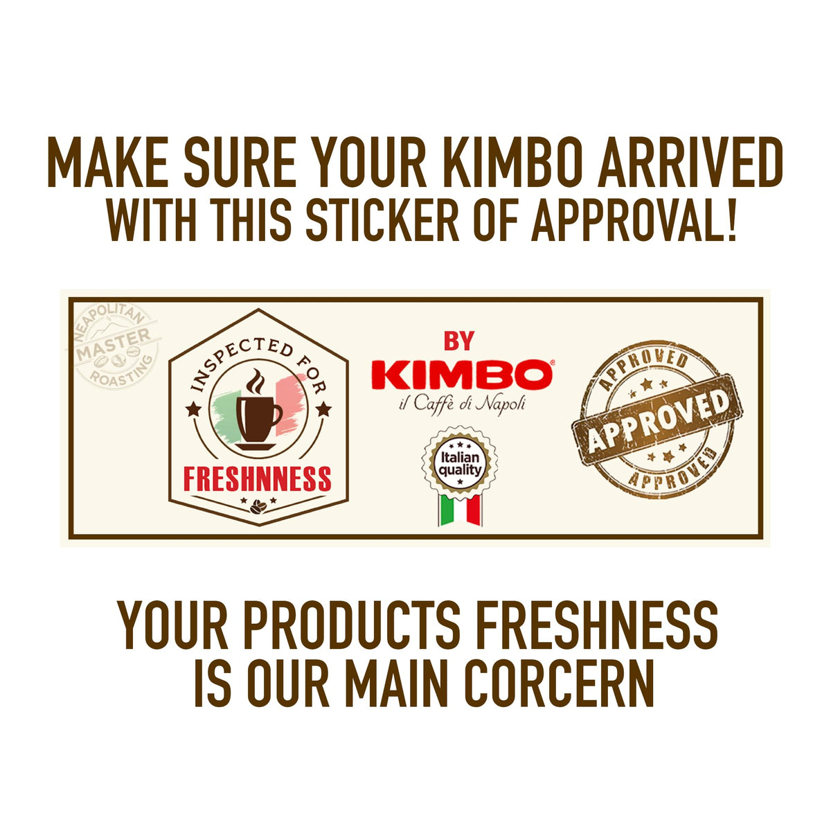 Kimbo Espresso Napoletano cup with crema highlighting bold flavor
