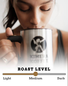 French press brew with Kimera Koffee Original Blend for a full-bodied texture
