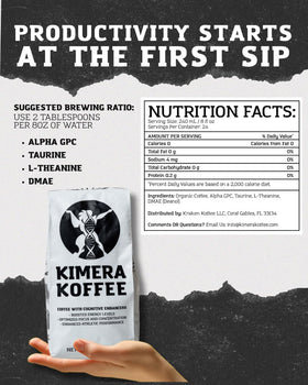 Ground Kimera Koffee Original Blend ready to brew across methods