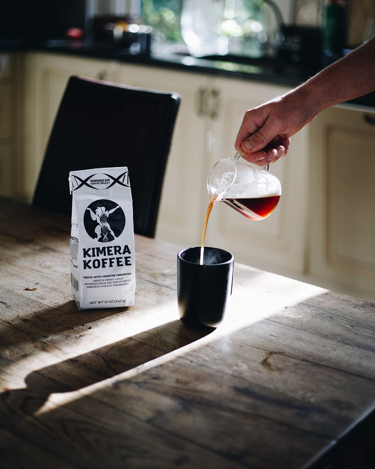 Peru and Colombia Arabica beans in Kimera Original Blend