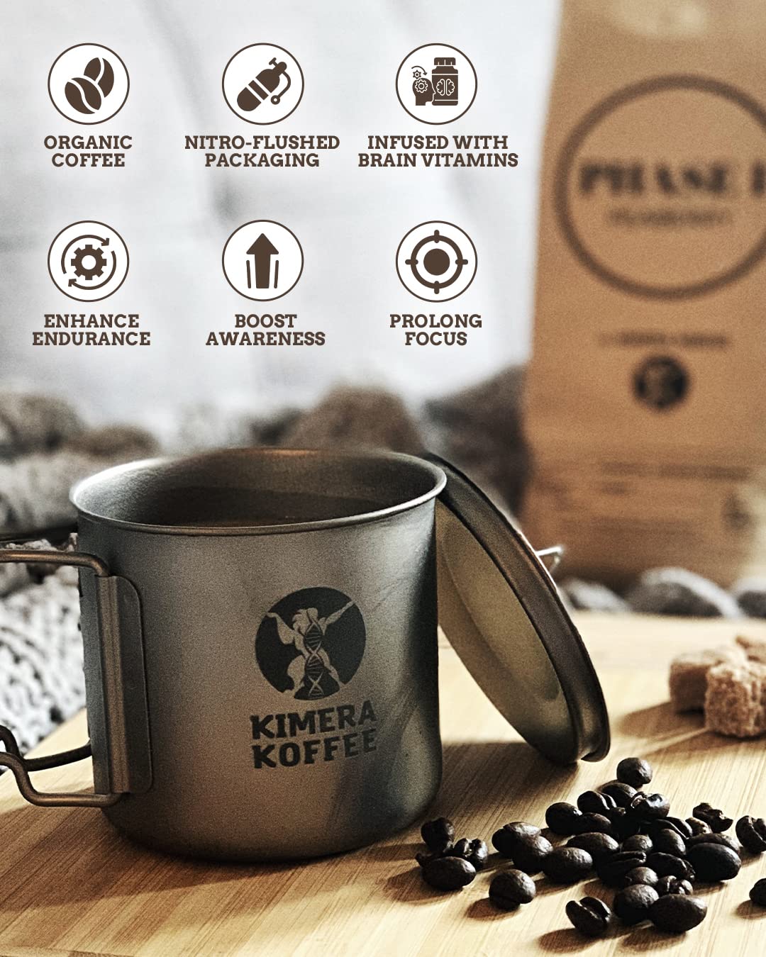 Pour-over setup with Kimera Koffee Original Blend delivering balanced flavor