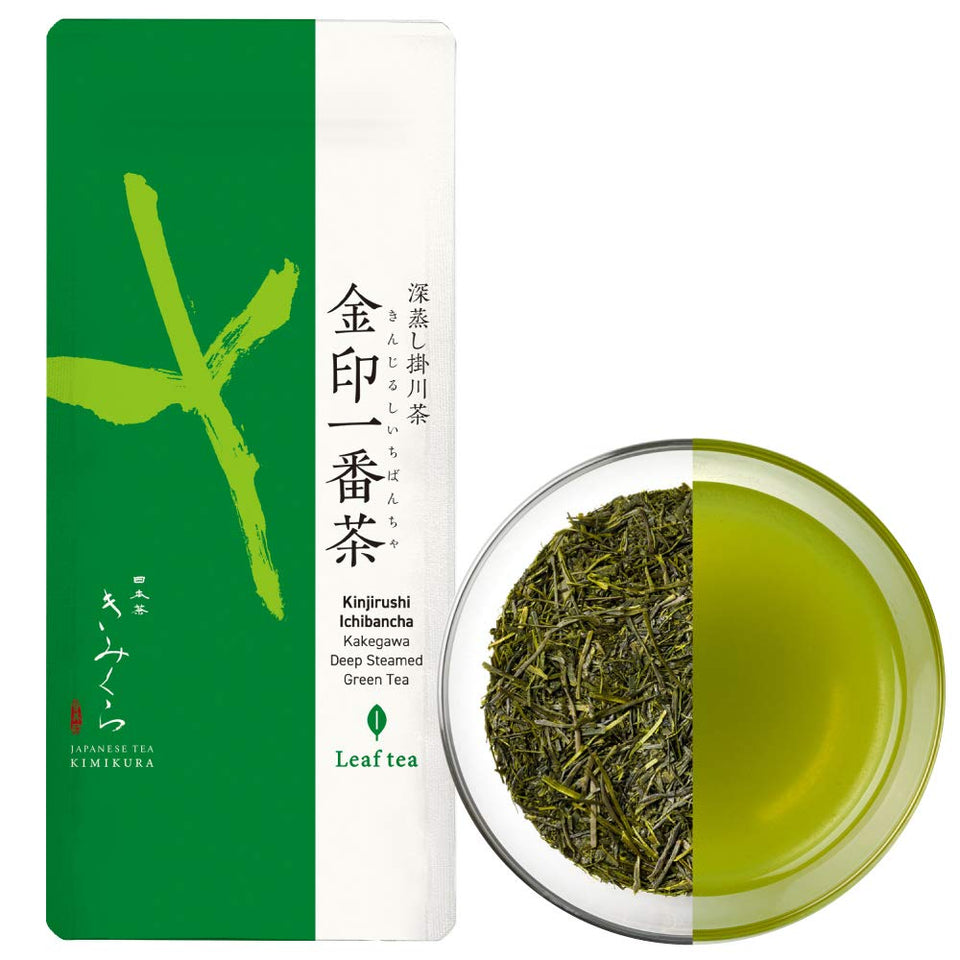 KIMIKURA Fukamushi Sencha tea leaves showing premium first-flush quality for everyday brewing