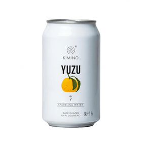 Yuzu fruit and simple ingredients reinforce craft quality and natural flavor.
