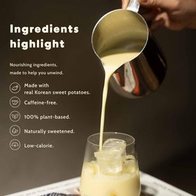 KimlyParc allulose-sweetened latte option with lower calories