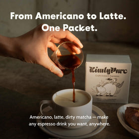 KimlyParc Craft Instant Espresso works with cold water for iced coffee versatility.