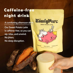 KimlyParc hot latte dissolving quickly in warm milk