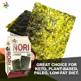 KIMNORI 24-pack multi-pack display, convenient family snack.