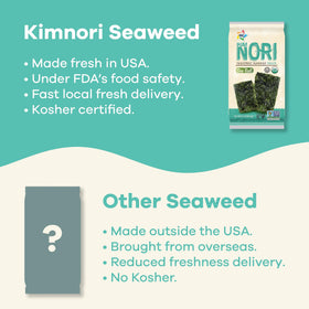 KIMNORI on the go snack pack for travel
