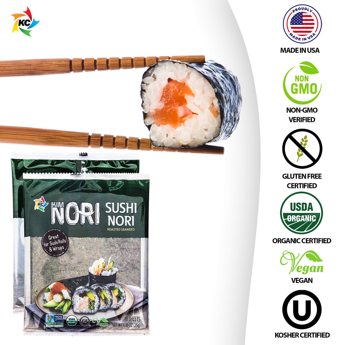 Kimnori organic nori boasts clean label and allergen-free profile
