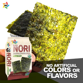 KIMNORI organic seaweed pack 4g, convenient for on-the-go meals.