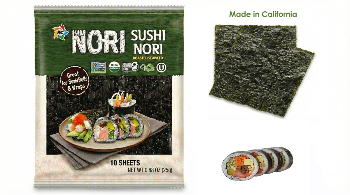 Kimnori sheets stand up to toppings like Spam Musubi and ramen garnishes