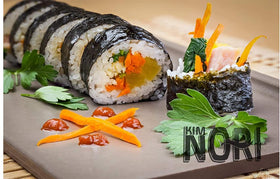 Onigiri wrapped with KIMNORI for a sturdy outer layer.