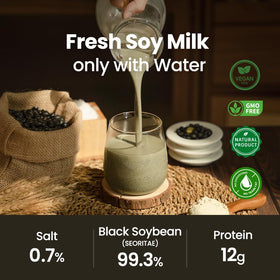 Kim's Table plant-based protein from Korean black soybeans in convenient powder form.