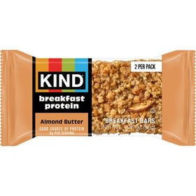 KIND Almond Butter bars are individually wrapped for travel.