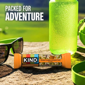 KIND grab-and-go bar ready for desk, gym bag, or travel