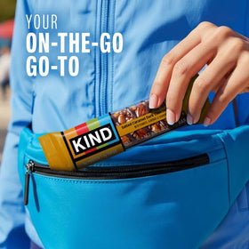 KIND bar, individually wrapped for grab-and-go convenience.