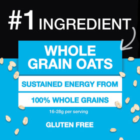 Kind bars graphic shows oats, buckwheat, millet, amaranth, quinoa for nourishment