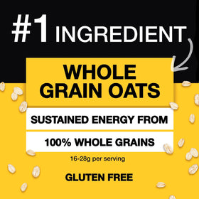 KIND Breakfast Bars Honey Oat five super grains illustration, highlights nutrient-packed morning start.