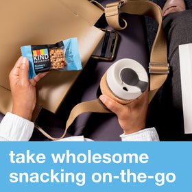 Kind Breakfast Bars on-the-go pack in bag, ideal for busy mornings