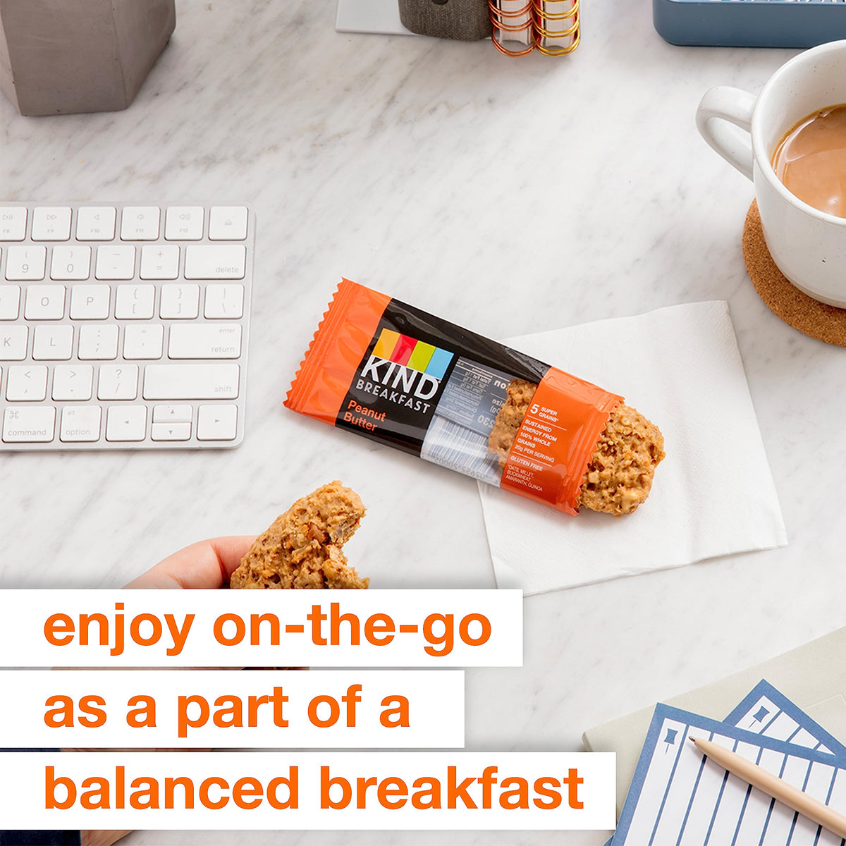 KIND Breakfast Bars on-the-go snack for busy mornings
