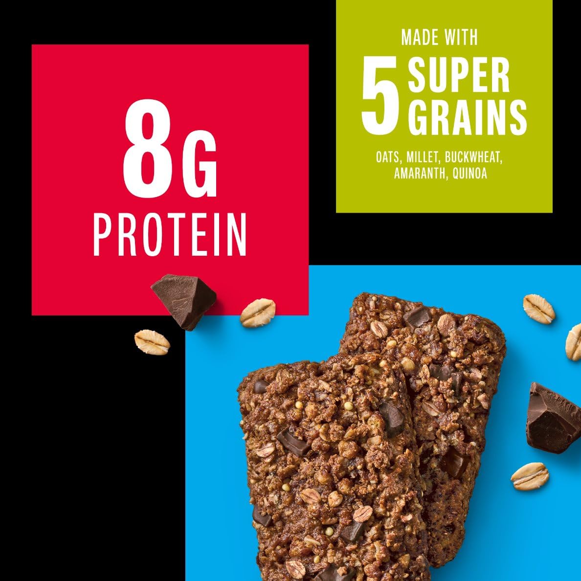 Kind gluten-free bars highlight five super grains for a wholesome breakfast.