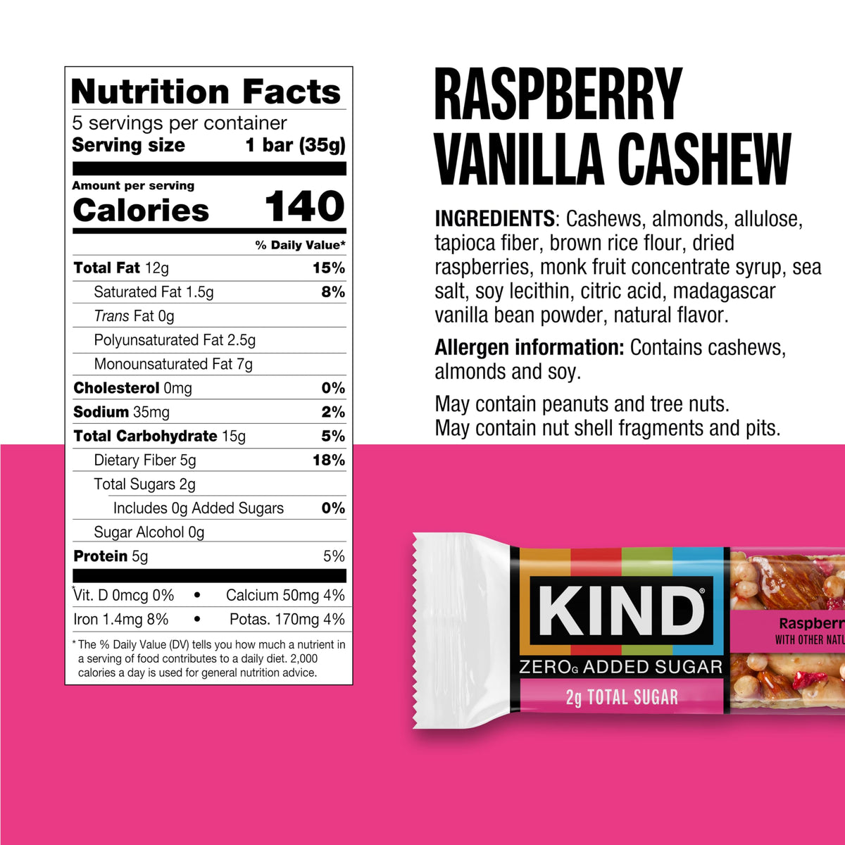 KIND Dark Chocolate Nuts & Sea Salt bars close-up, quick energy bite
