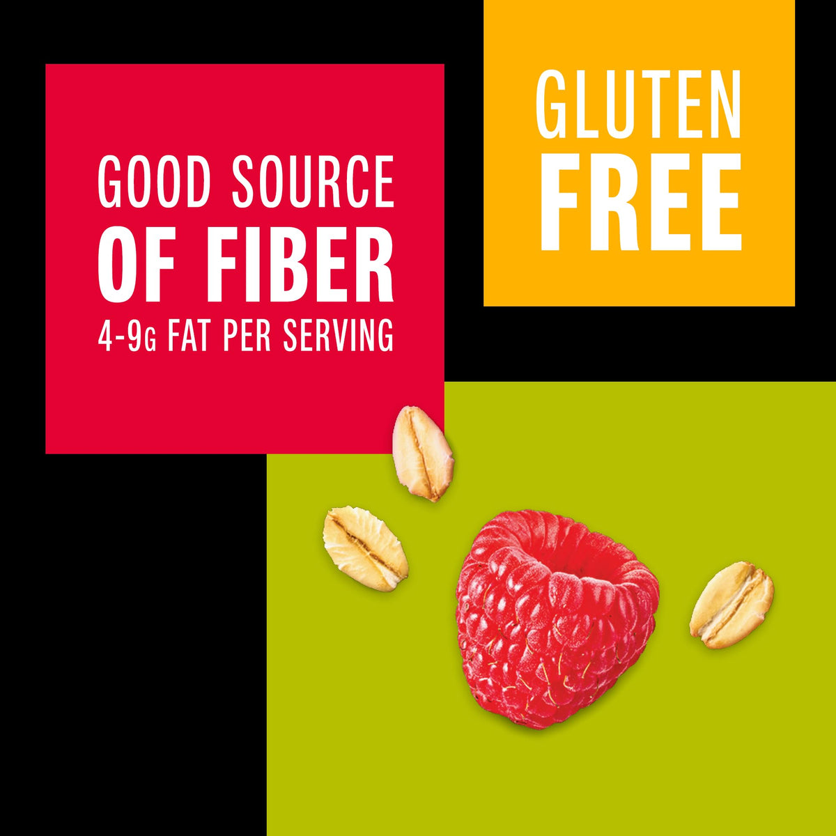 Kind Healthy Grains mix with chia seeds and berries, gluten-free snack cup.