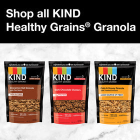 Low sodium, fiber-rich snack option from KIND Healthy Grains