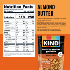 Kind Healthy Grains Peanut Butter Clusters, savory-sweet crunch for energy.