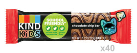 KIND Kids Bars soft-baked texture with chocolate drizzle, kid-friendly