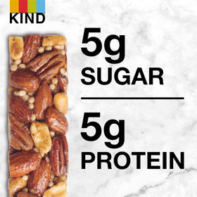 Gluten-free symbol on KIND bar packaging indicating dietary compatibility
