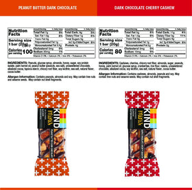 KIND Minis assorted bars on-the-go pack for quick portion-controlled snacking.