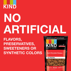 Non-GMO Project Verified label on KIND Healthy Grains packaging.