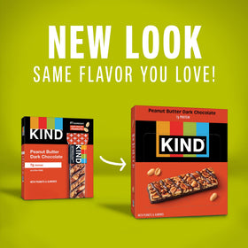 KIND bar cross-section reveals nuts and chocolate for a satisfying bite