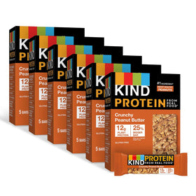KIND Protein Bars Crunchy Peanut Butter packaging on-the-go convenience