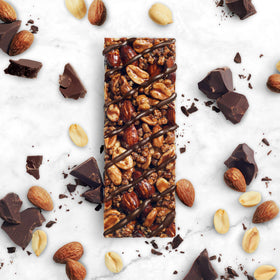 KIND Protein Bars Ingredients panel highlights premium whole ingredients.