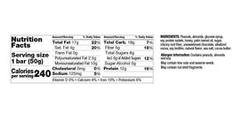 KIND Protein Bars Nutrition facts show 12g protein per bar.